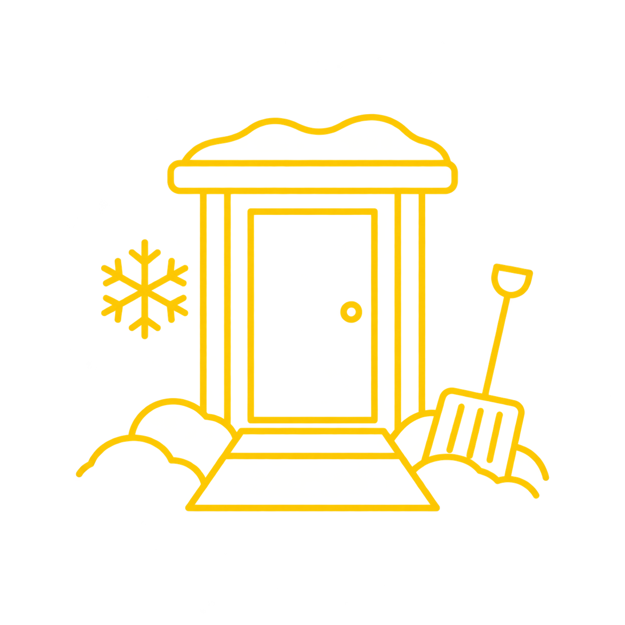 Winterdienst - Räumung von Hauseingängen und Zugangsbereichen