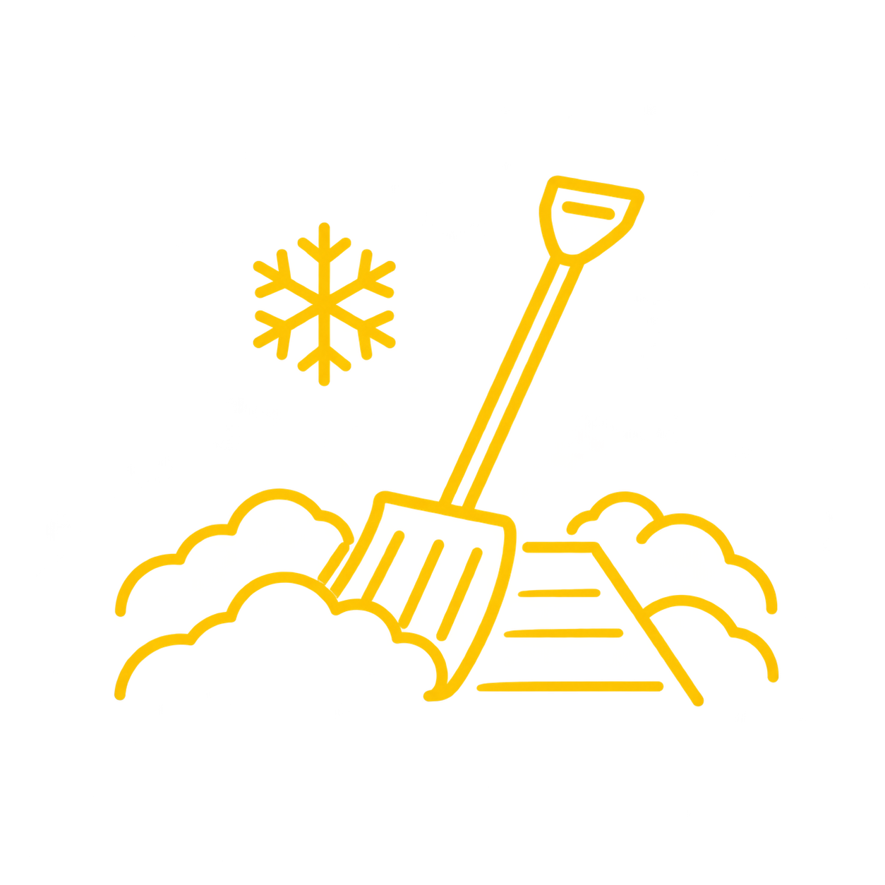 Winterdienst - Schneeräumung auf Gehwegen und Zuwegungen