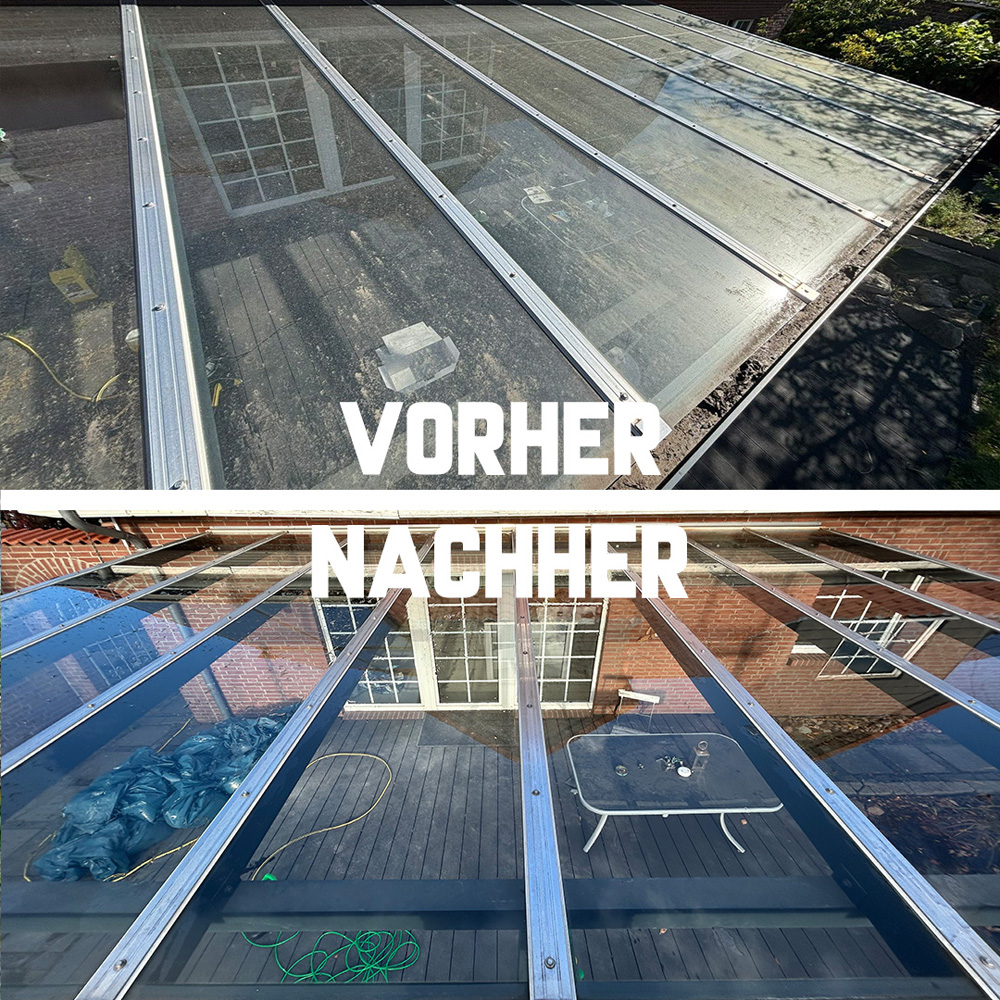 insta feed vorher nachher glasdach